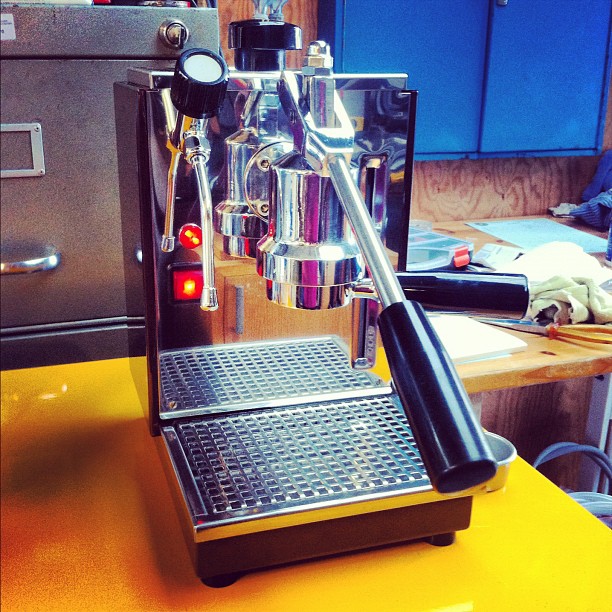 Very sad to see this one go. What a cutie. #cremina #lever #espresso #coffeemachinist